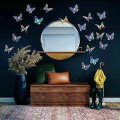 Tixiquns butterfly wall decor style2 large provides bold iridescent flair for celebrations.