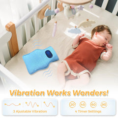 Tiiyee Vibrating Mattress Pad setup demonstrates portable sleep aid