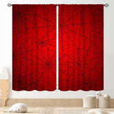 TKUYO super hero spider curtains showcase a bold hero pattern for a playful kids' room privacy.