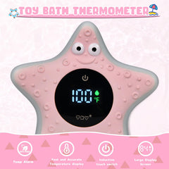 TKY bath thermometer rechargeable with charging base for convenient cordless use