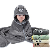 TMIELYBS hooded baby towel with dinosaur hood for cozy, playful bath time.