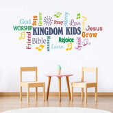 TOARTi Colorful Quote Wall Decal on the door promotes daily positivity and classroom focus.