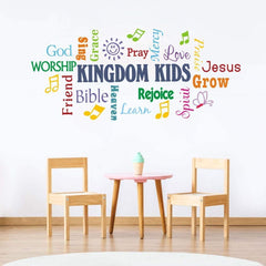 TOARTi Colorful Quote Wall Decal on the door promotes daily positivity and classroom focus.