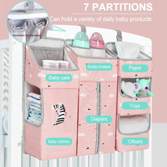 TOCKONIMN baby organizer features water-resistant polyester and mesh pockets for essentials.