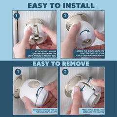 Todays Kids dual-lock design closeup shows added resistance against small hands.