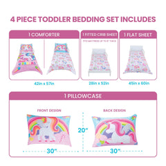 Todays Kids unicorn pillowcase highlights reversible design for quick room refresh