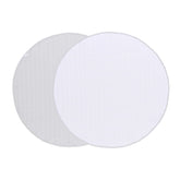 Toddlekind Organic Cotton Reversible Play Mat Stone Stripes Gray folded for easy storage.