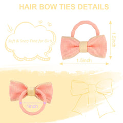 TODDER mini ponytail ties in bright colors for playful looks