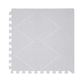 Toddlekind Playmat Tulium Stone tiles assembly shows a customizable, stylish play area for rooms