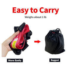 TOEASYWAY Travel Harness installation step demonstrates quick setup