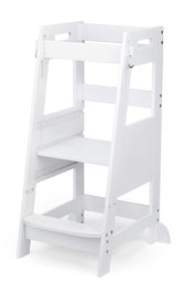 TOETOL bamboo toddler kitchen step stool provides sturdy counter access with eco-friendly stability