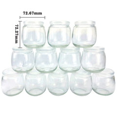 TOFOAN glass baby jar with soft airtight lid prevents spills and keeps food fresh.