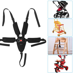 Together-life universal-harness-installation-stroller illustrates simple setup on a stroller.