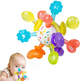 TOHIBEE baby sensory toy with colorful balls for grasp practice and visual stimulation