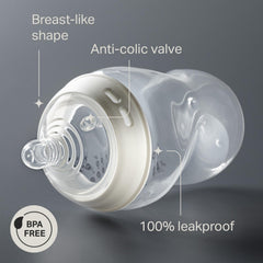 Tommee Tippee Natural Start extra-slow nipple close-up for paced feeding.