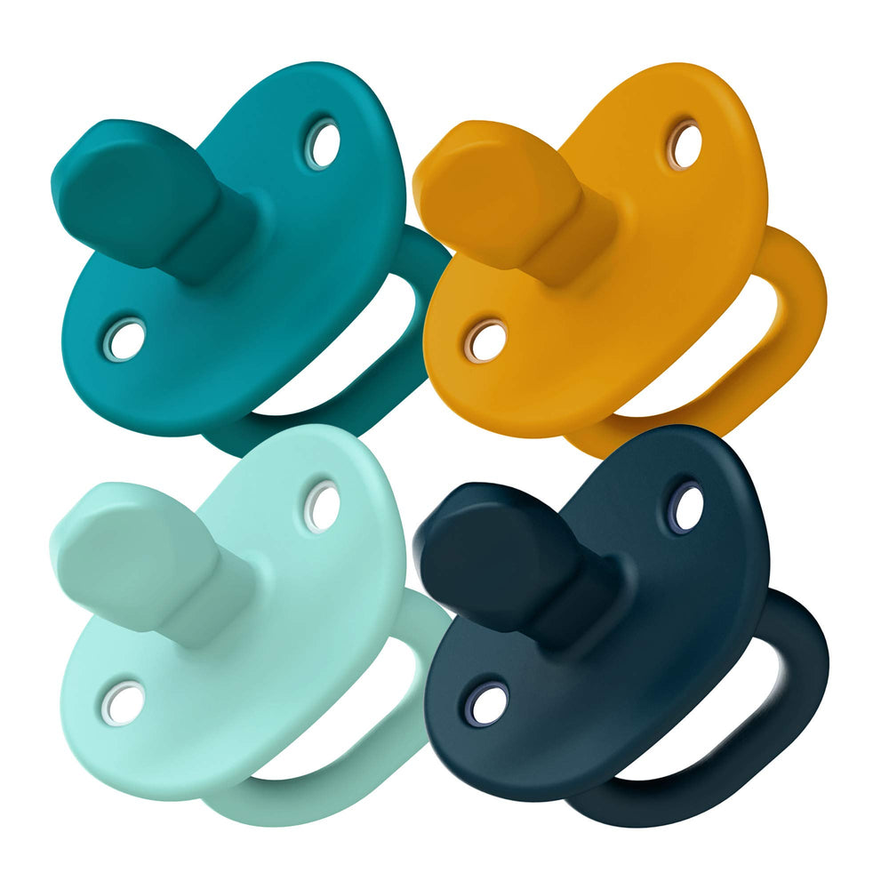Tomy Jewl gem-shaped nipple promotes comfortable self-soothing and proper tongue placement.