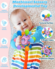 Tonberless easy-clean teether supports quick disinfection after playtime