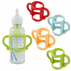 TonGass red bottle handle for Dr Brown narrow bottles with secure grip during feeding