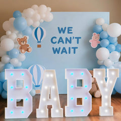 Tongjoy 3ft marquee letters create a striking backdrop for celebrations.