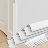 TONGMO wall corner edge protector in 1x1x36 inch pack white protects walls from bumps