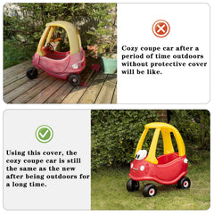 Tonhui Cozy Coupe cover demonstrates tear resistant material for long lasting use