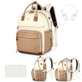 Tonyeee diaper bag backpack expandable capacity view showing 37L space for twins