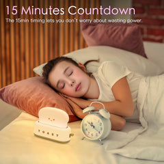 TOOGE toast-lamp rechargeable USB powered for cordless night-time use.