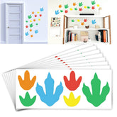 Top Label Dinosaur Footprints wall decals pack of 60 pieces for versatile decorating.