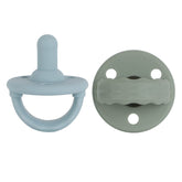 TopGOMES soother pacifier Sage+Ether pack front view for newborn comfort and safety