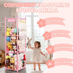 TOPHDY secure side pockets prevent tiny toys from slipping away.