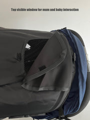TOPOQ installation strings illustrate quick universal fit on most strollers
