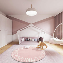 Topotdor round kids play mat soft surface for cozy crawling and gentle landings.