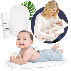Topponcino Montessori design showcases a calm holding space for newborns.