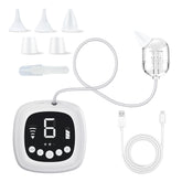 TopQuaFocus electric baby nasal aspirator front view for gentle nasal cleansing.