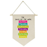 Topthink days of the week banner for front door enhances curb appeal and learning cues.