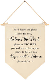 Topthink I Know the Plans banner wall display enhances nursery decor.