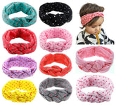 Toptim baby headbands turban knots closeup highlighting soft fabric for comfy everyday wear.
