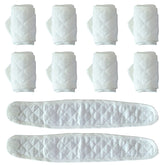 Topwon baby belly band 10-pack front view with adjustable fit for newborns