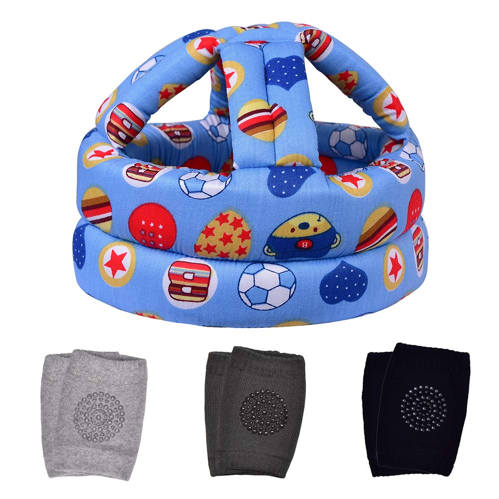 TORASO baby helmet with soft cushioning for crawling and play.