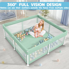 TOREVSIOR baby-friendly mesh wall view offers breathability and 360 degree visibility