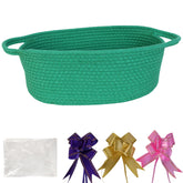 TORMAYS HOME gift basket front view for versatile nursery storage and decor