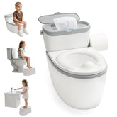 TOSGN 3-in-1 toddler potty setup demonstrates a complete training station for home use.