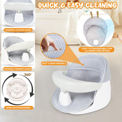 TOSGN Swivel open-armrest shows easy entry for your baby.