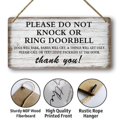 tosles dont-disturb sign hanging reduces interruptions and adds humor.