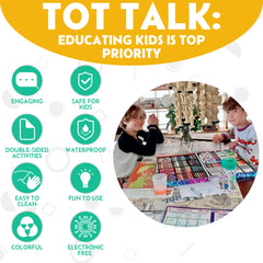 Tot Talk Australia placemat Oceania bonus view expanding learning to New Zealand and surrounding regions.