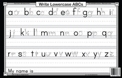 Tot Talk phonics placemat double-sided highlights phonics practice during family dinners