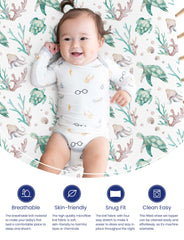 TotAha crib sheets deep-pocket 28x52x9 ensure snug, secure fit on standard cribs