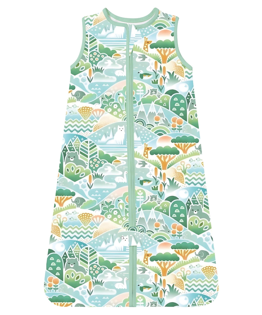 TotAha Light Sleep Sack 0.5 TOG airy fabric close-up highlights breathable warmth for naps