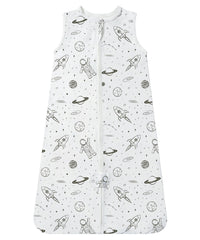 TotAha light sleep sack 0.5tog promotes safe sleep with breathable, airy warmth.
