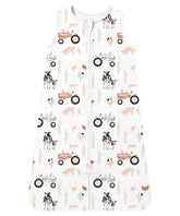 TotAha Light Sleep Sack with 2-way zipper for easy night-time diaper changes.